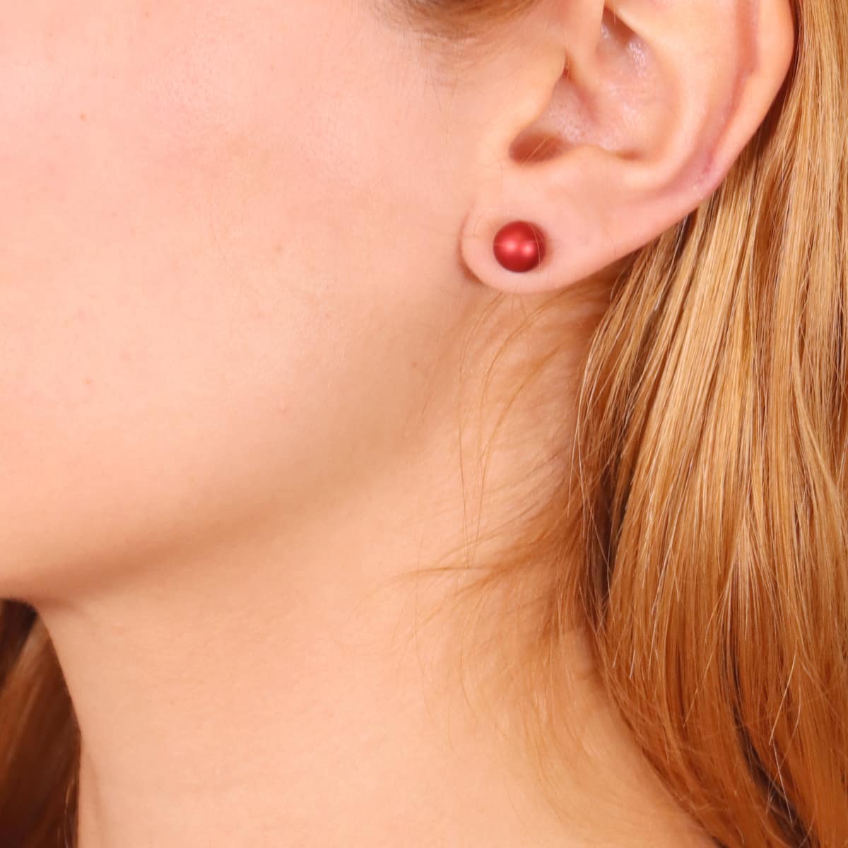 Pendientes Frost Glow Rojo Anartxy