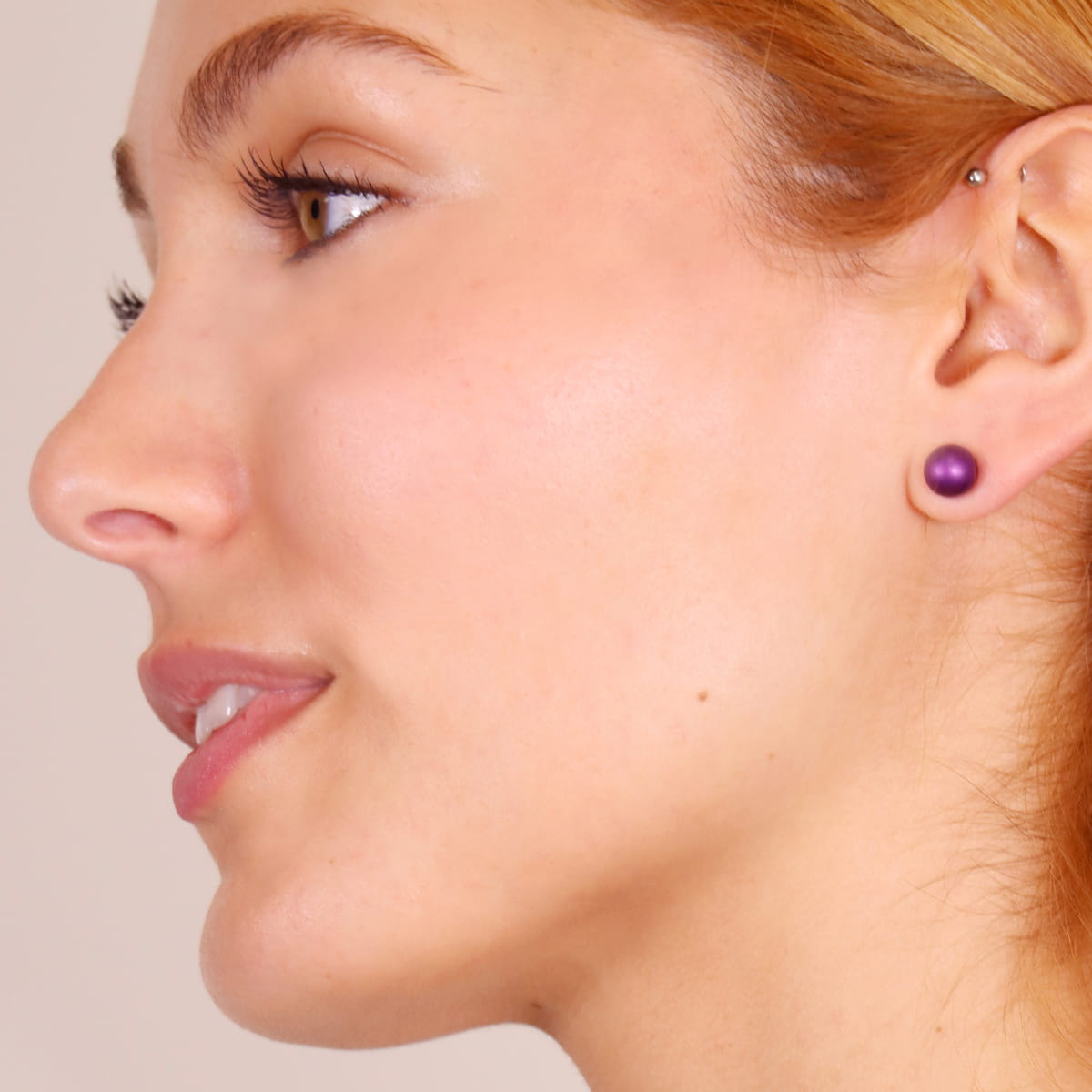 Pendientes Frost Glow Morado Anartxy