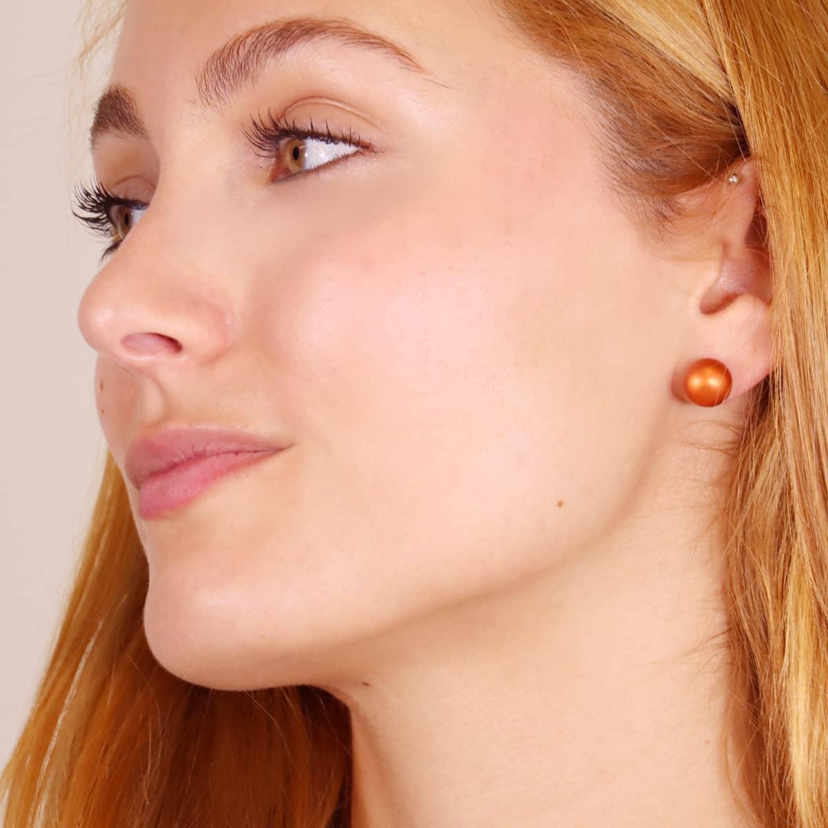 Pendientes Frost Vivid Naranja Anartxy