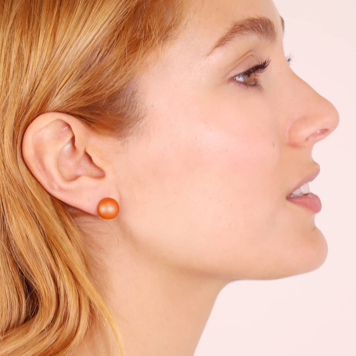 Pendientes Frost Vivid Naranja Anartxy