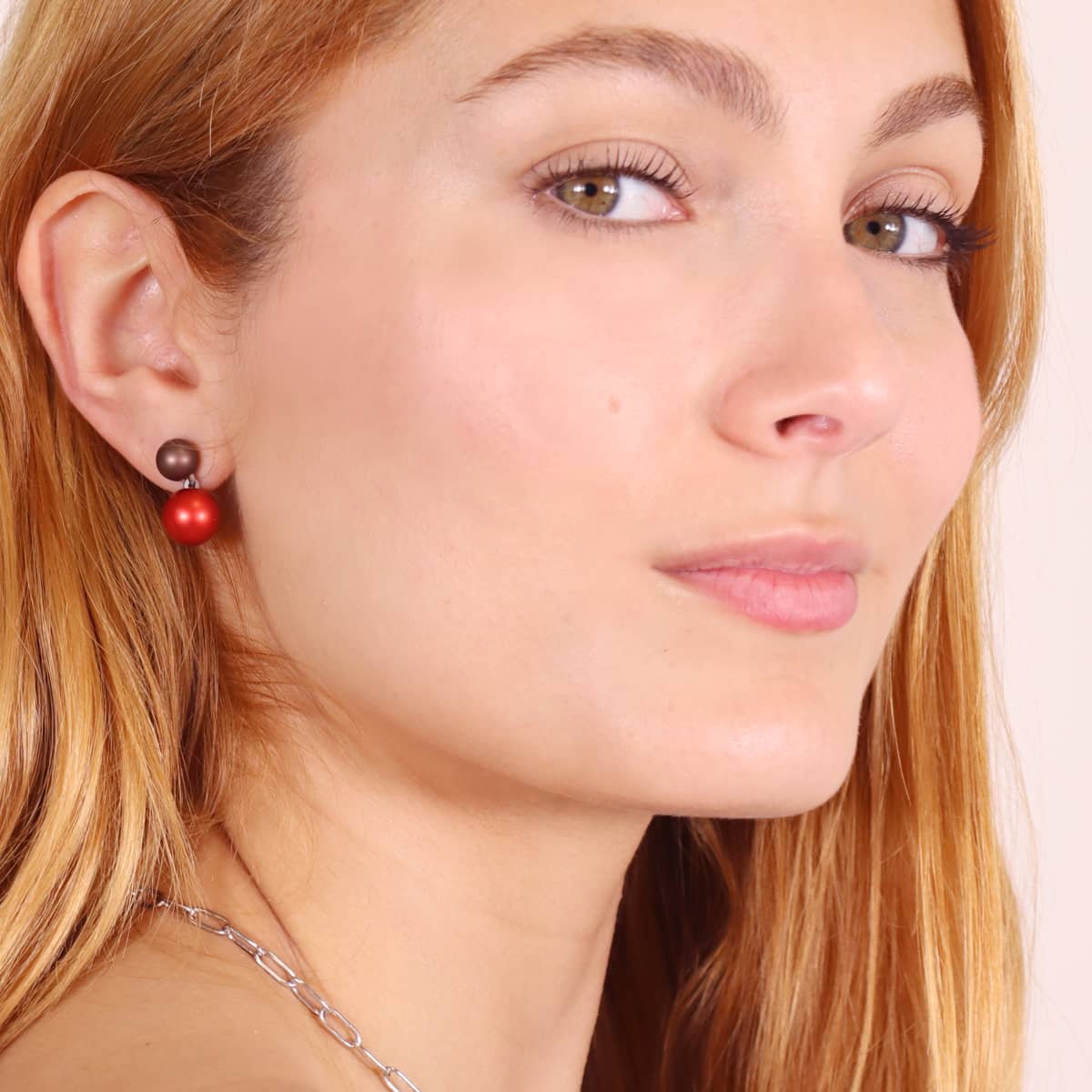 Pendientes Frost Aura Rojo Anartxy