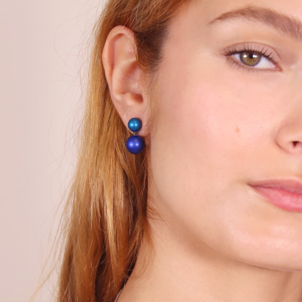 Pendientes Frost Aura Azul Anartxy