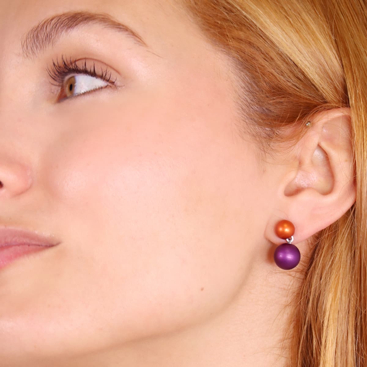 Pendientes Frost Aura Morado Anartxy