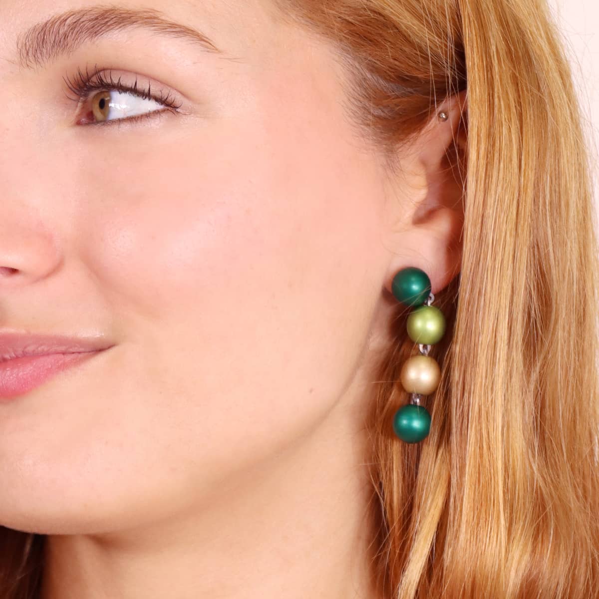 Pendientes Frost Radiance Verde Anartxy