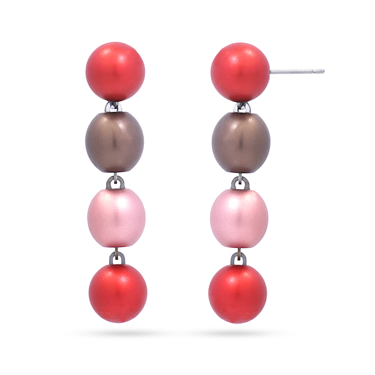 Pendientes Frost Radiance Rojo Anartxy