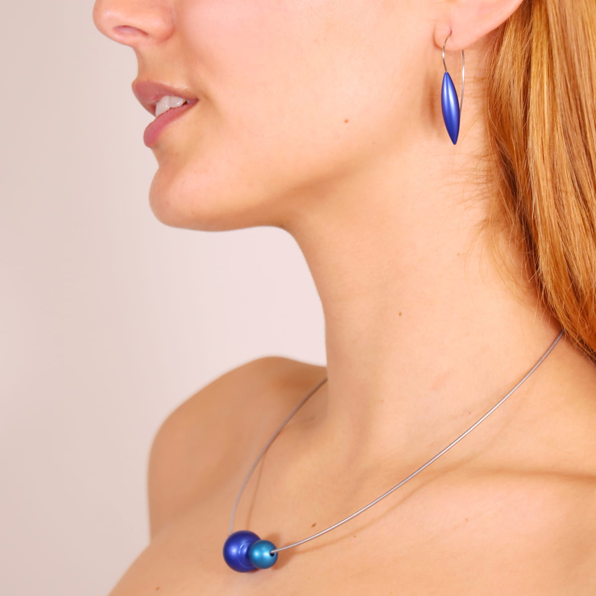 Pendientes Frost Lively Azul Anartxy