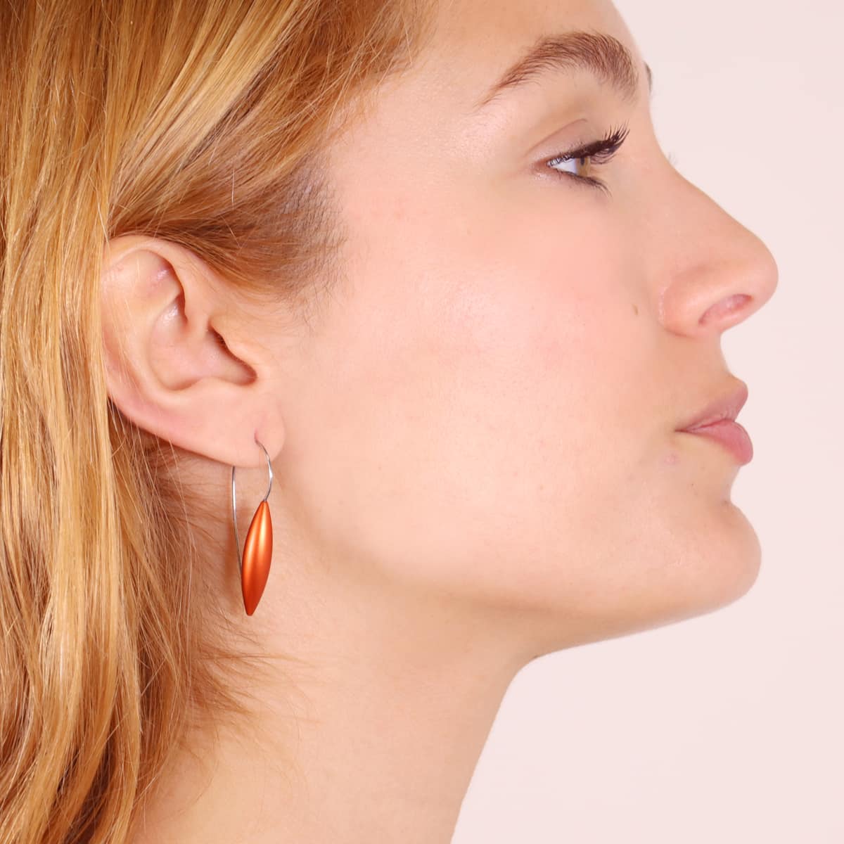 Pendientes Frost Lively Naranja Anartxy