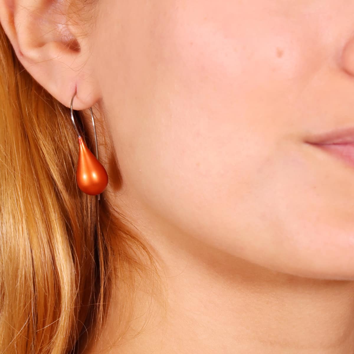 Pendientes Frost Serenity Naranja Anartxy