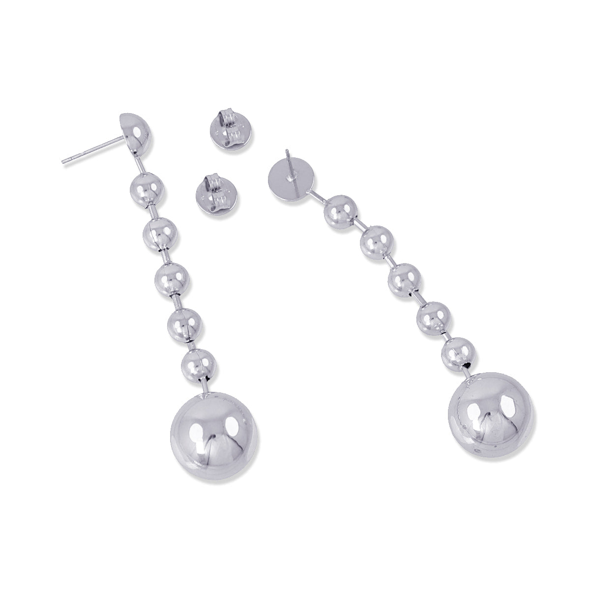 Pendientes Orbit Bead