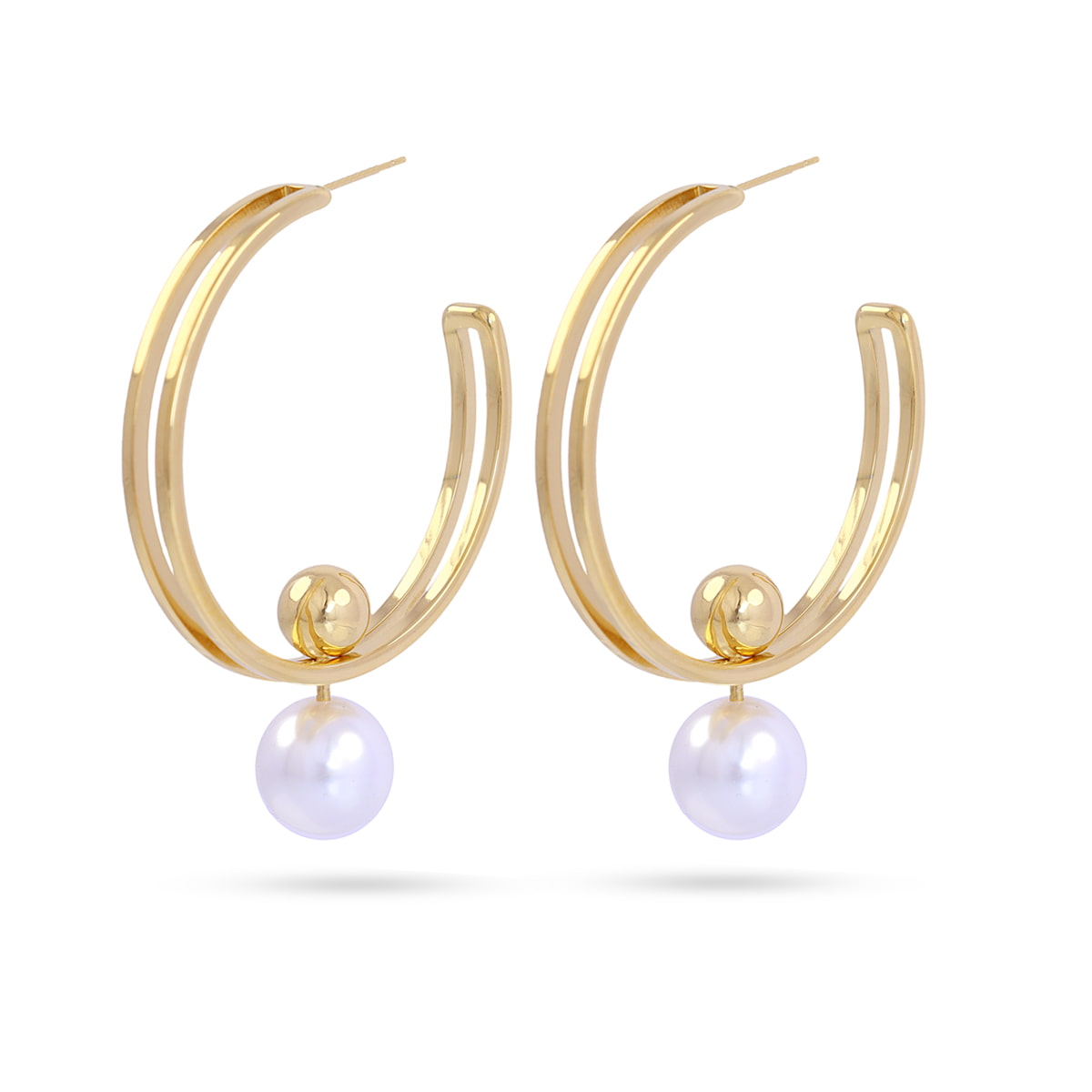 Pendientes Orbit Pure Dorado Anartxy