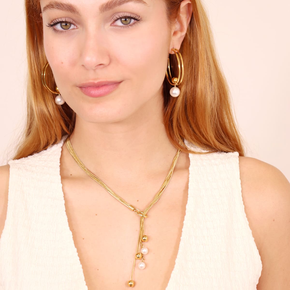 Pendientes Orbit Pure Dorado Anartxy