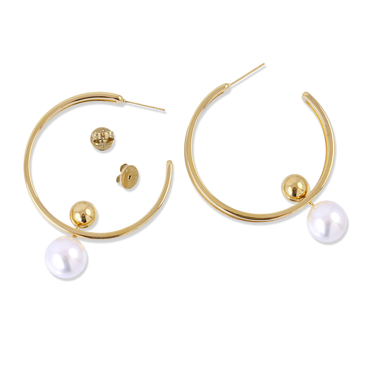 Pendientes Orbit Pure Dorado Anartxy