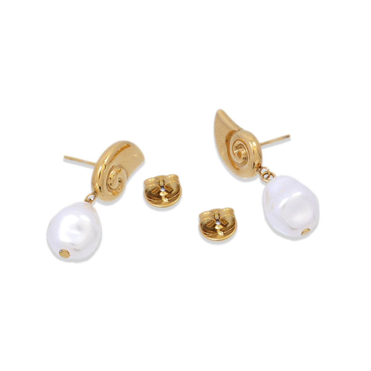 Pendientes Aqua Seashell