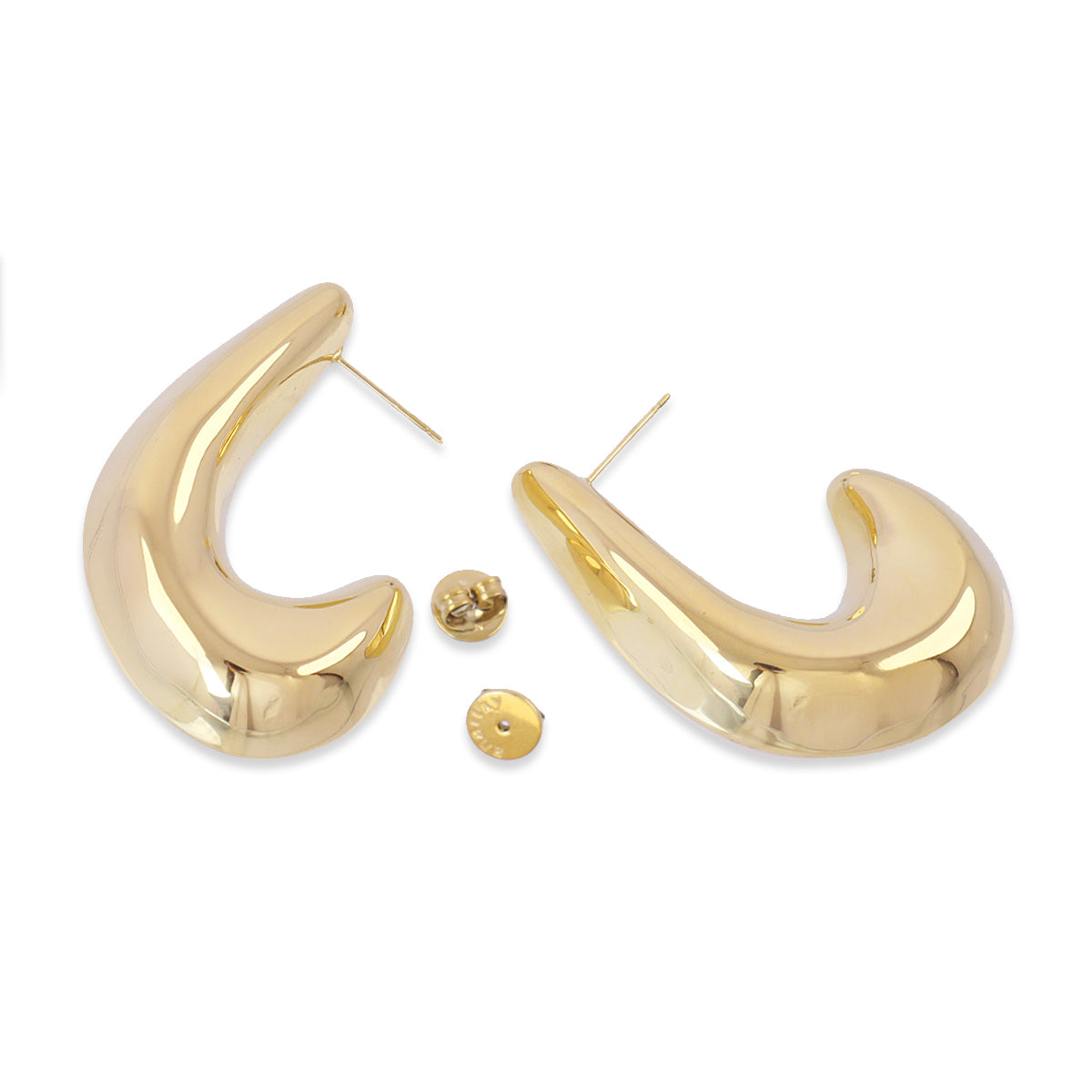 Pendientes Waves Prime Dorado Anartxy