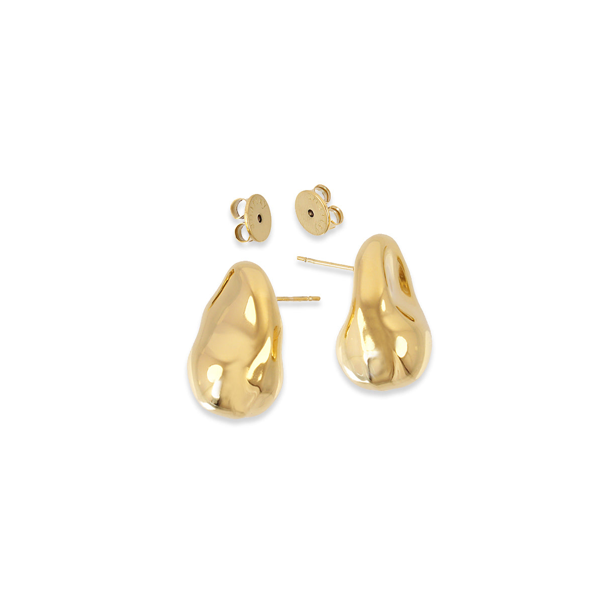 Pendientes Waves Core Dorado Anartxy