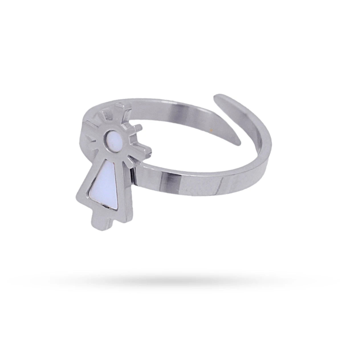 Anillo Ankor Plateado Anartxy