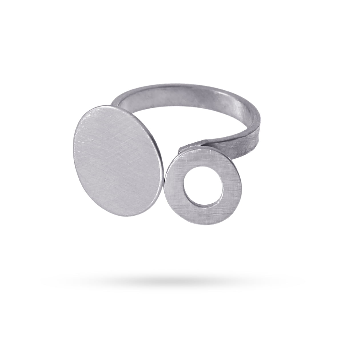 Anillo Belgrado Plateado Anartxy