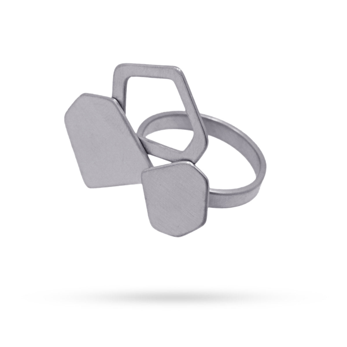 Anillo Chisináu Plateado Anartxy