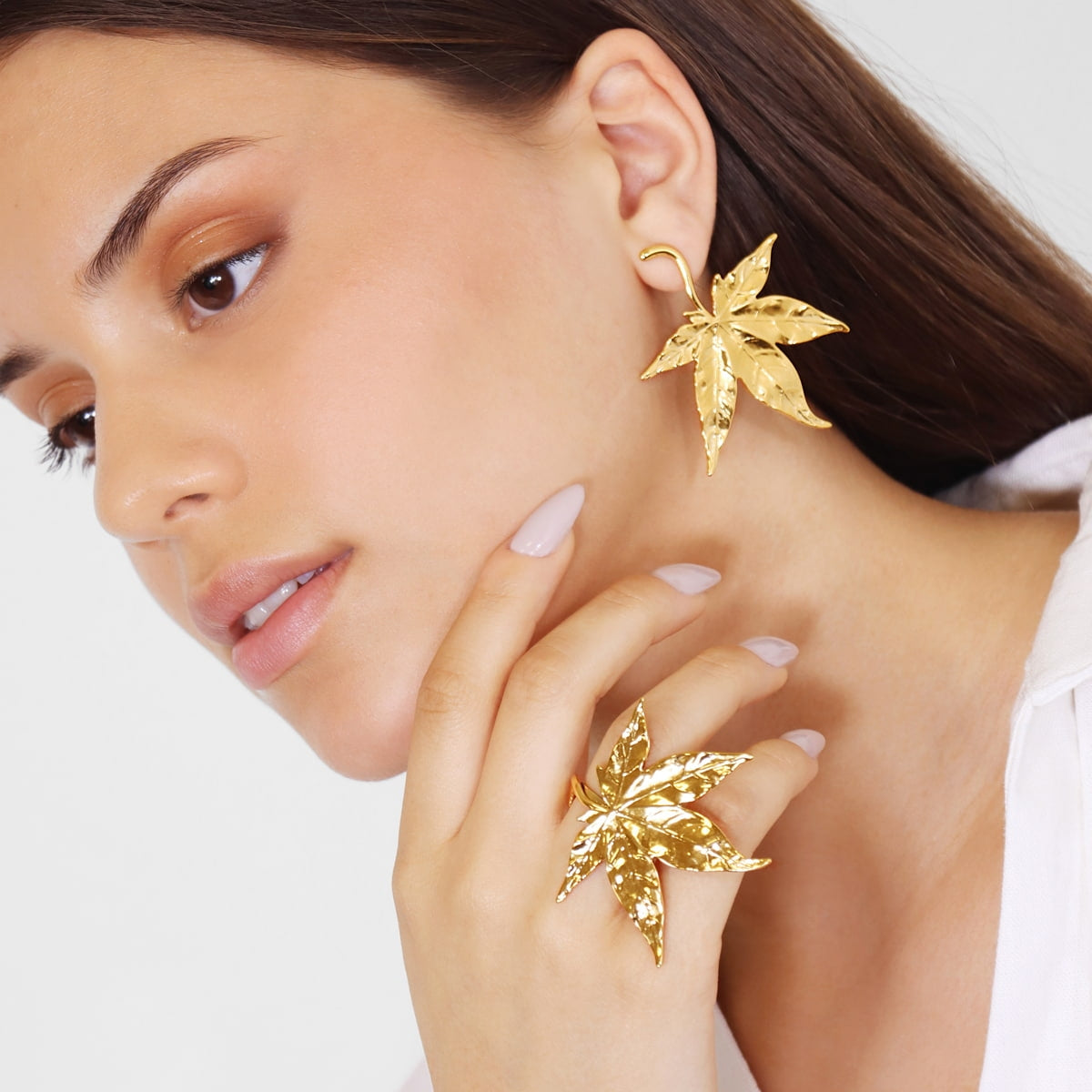 Anillo Essentials Bloom Dorado Anartxy