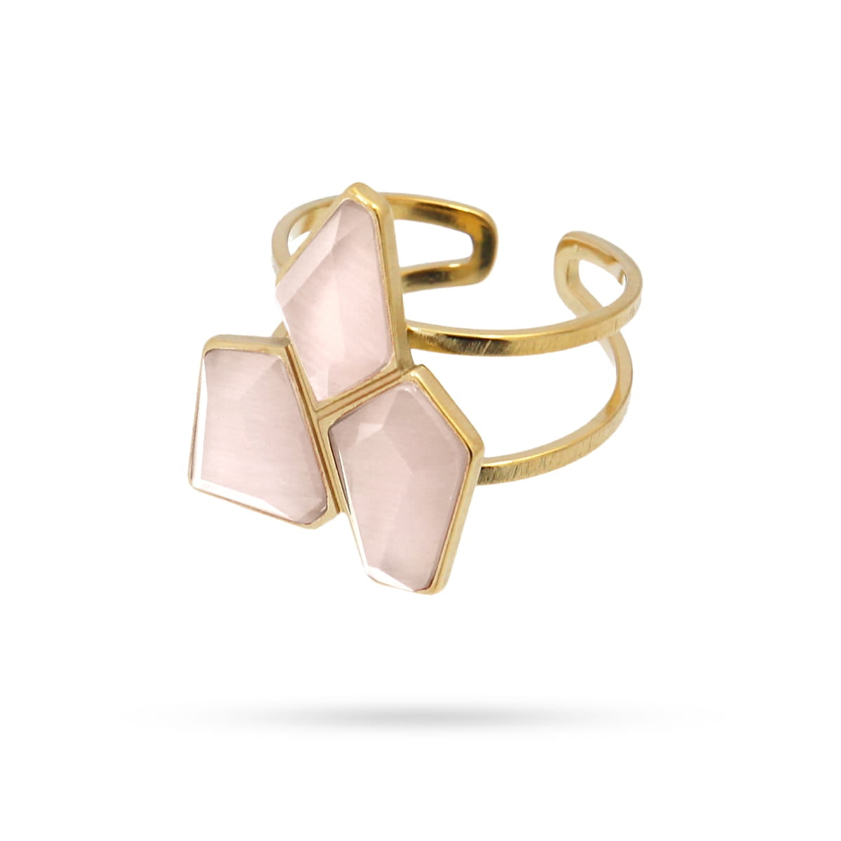 Anillo Geranio Beige Anartxy