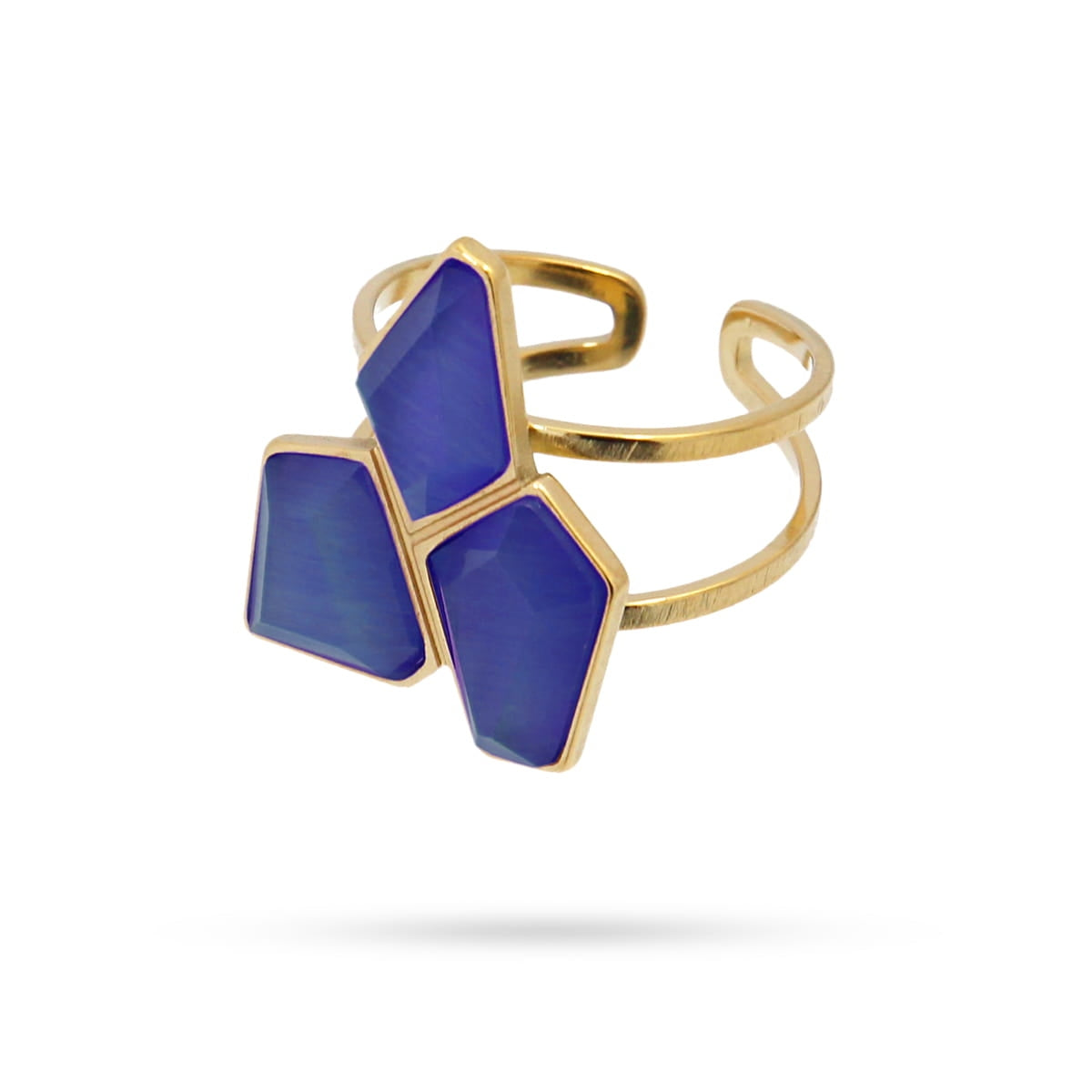 Anillo Geranio Azul Anartxy