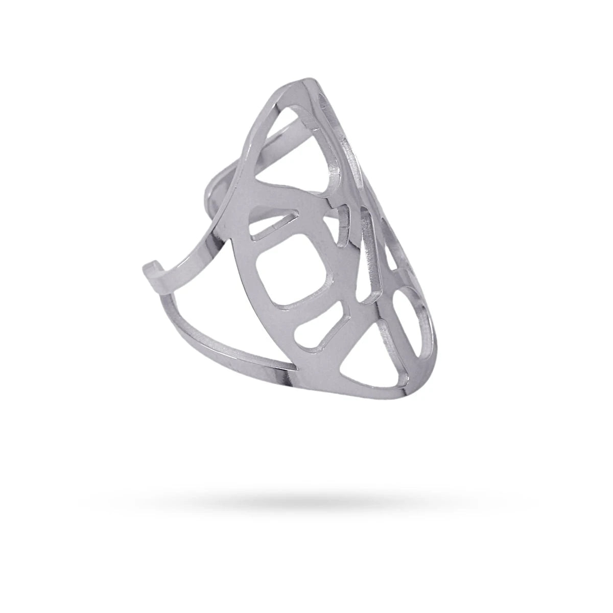 Anillo Miyagi Plateado Anartxy