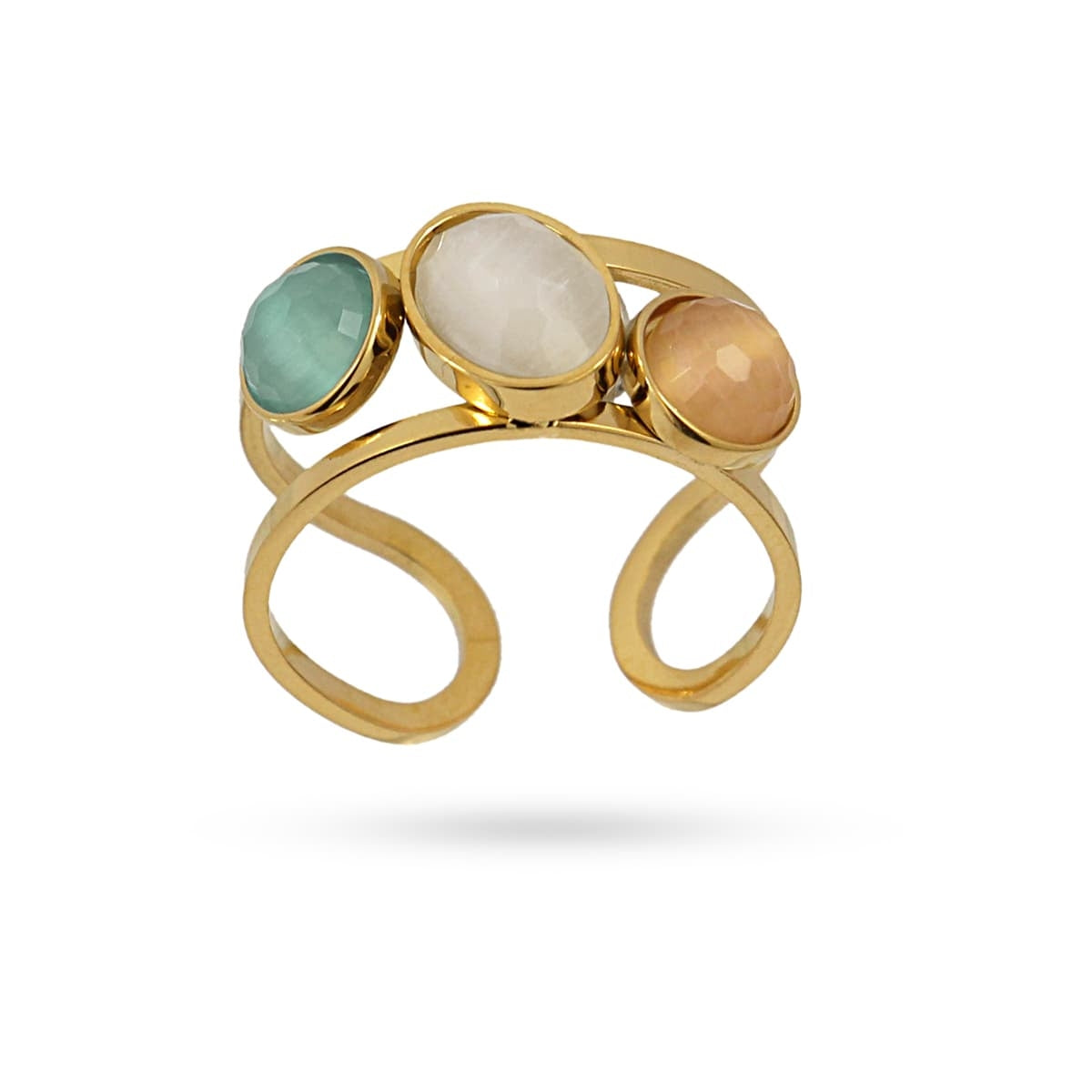 Anillo Loto Beige Anartxy