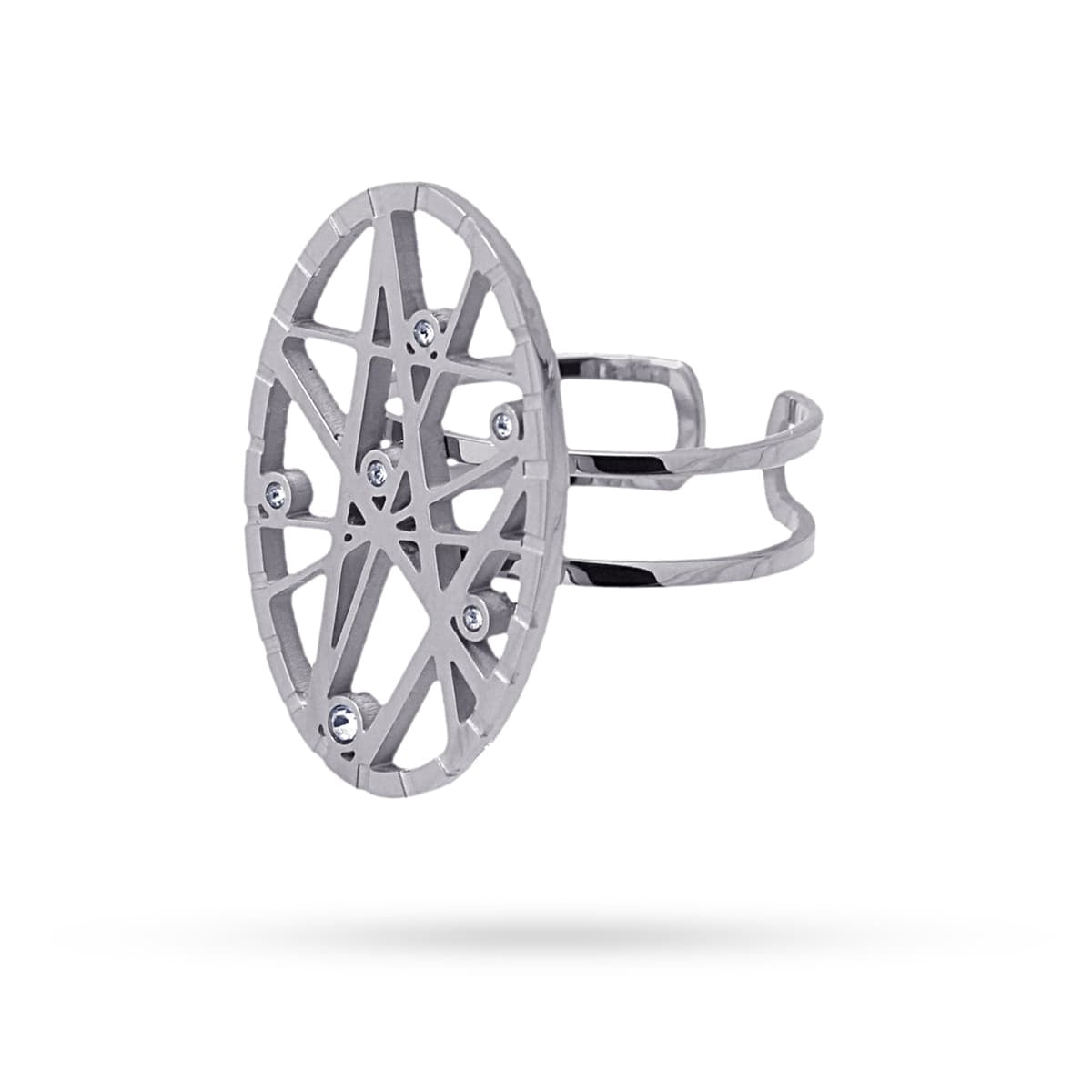 Anillo Marte Plateado Anartxy