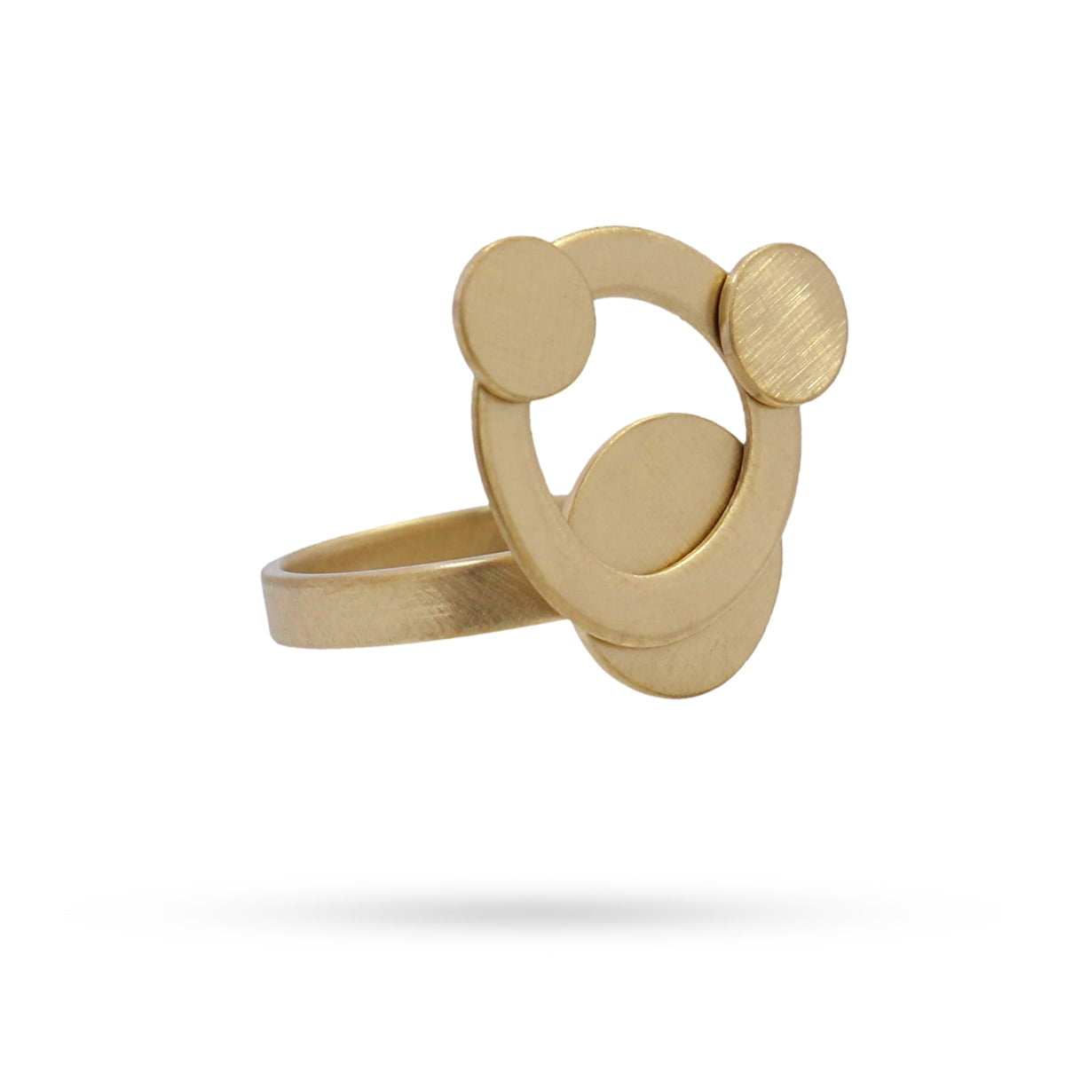 Anillo Tirana Dorado Anartxy