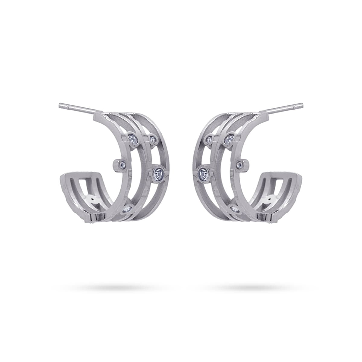 Aros Crono Plateado Anartxy