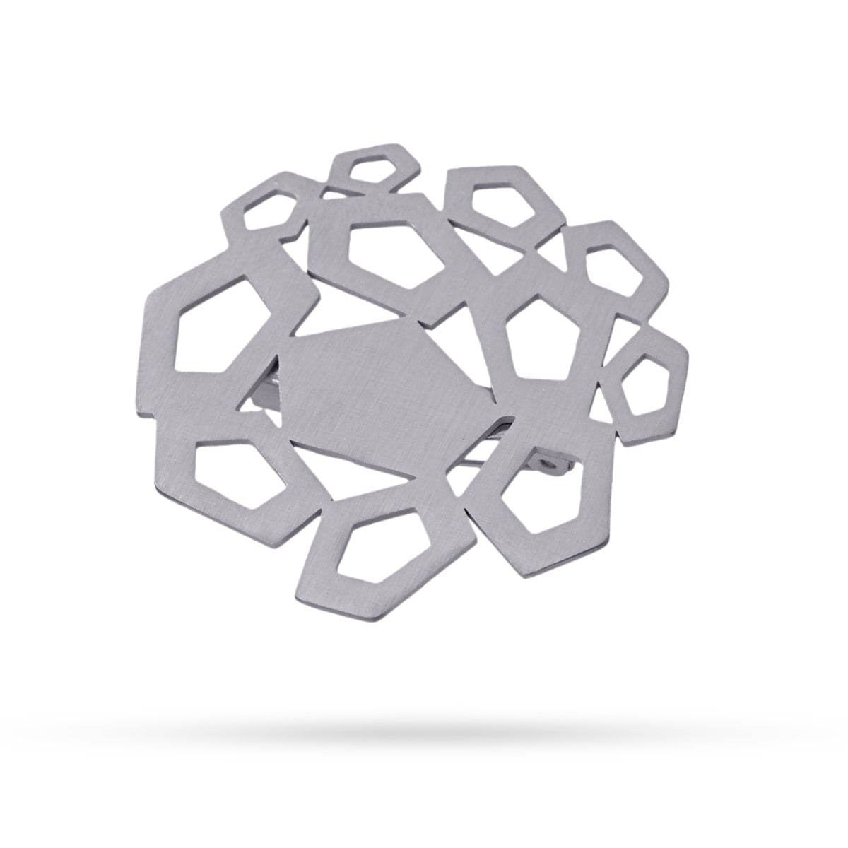 Broche Arhus Plateado Anartxy