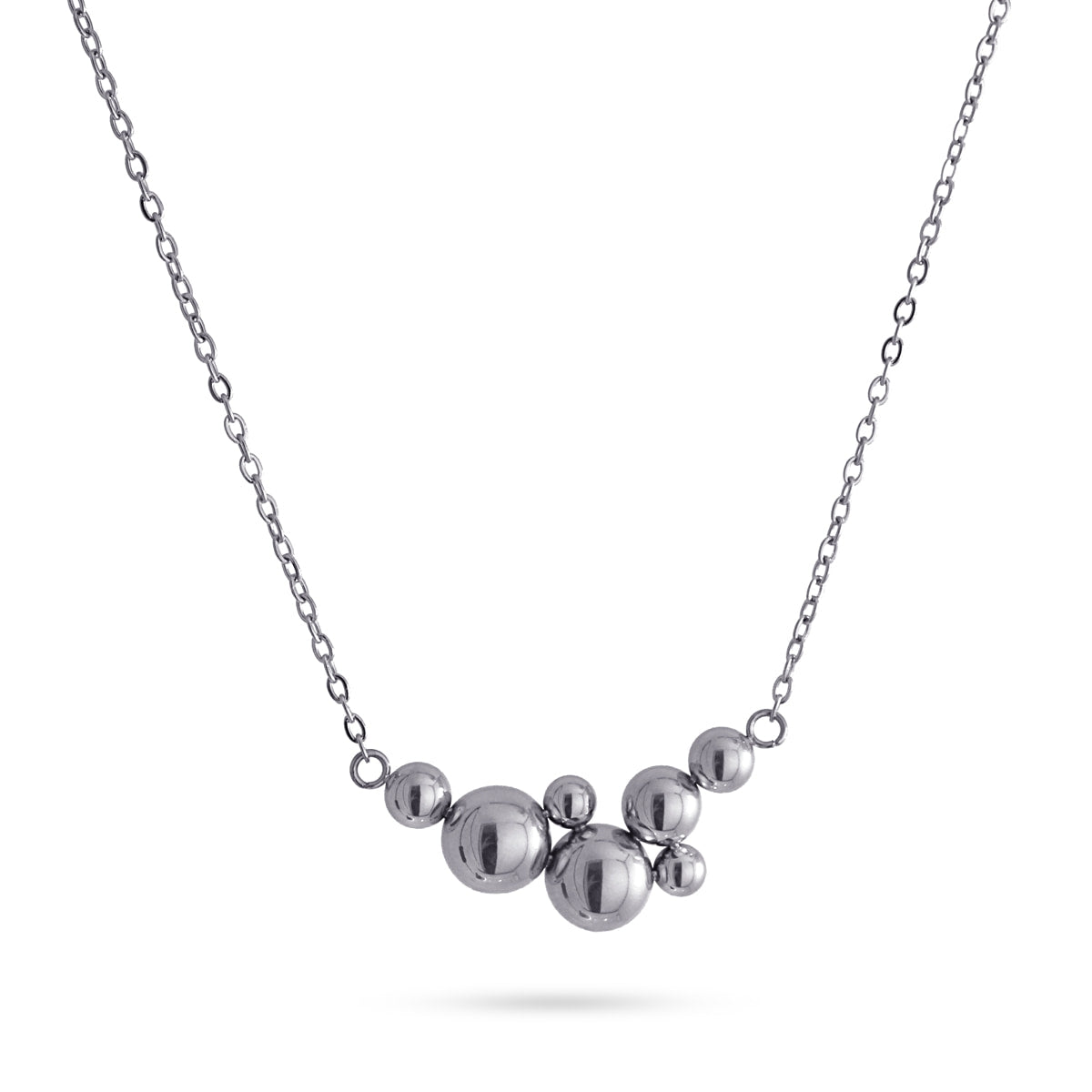 Collar Aloisa Plateado Anartxy