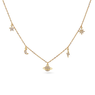 Collar Charming Universe Dorado Anartxy