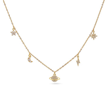 Collar Charming Universe Dorado Anartxy