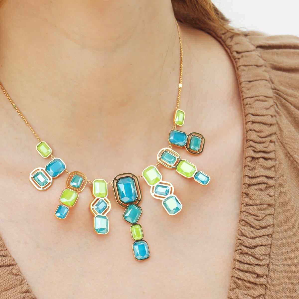 Collar Pixels Sienna Azul Anartxy