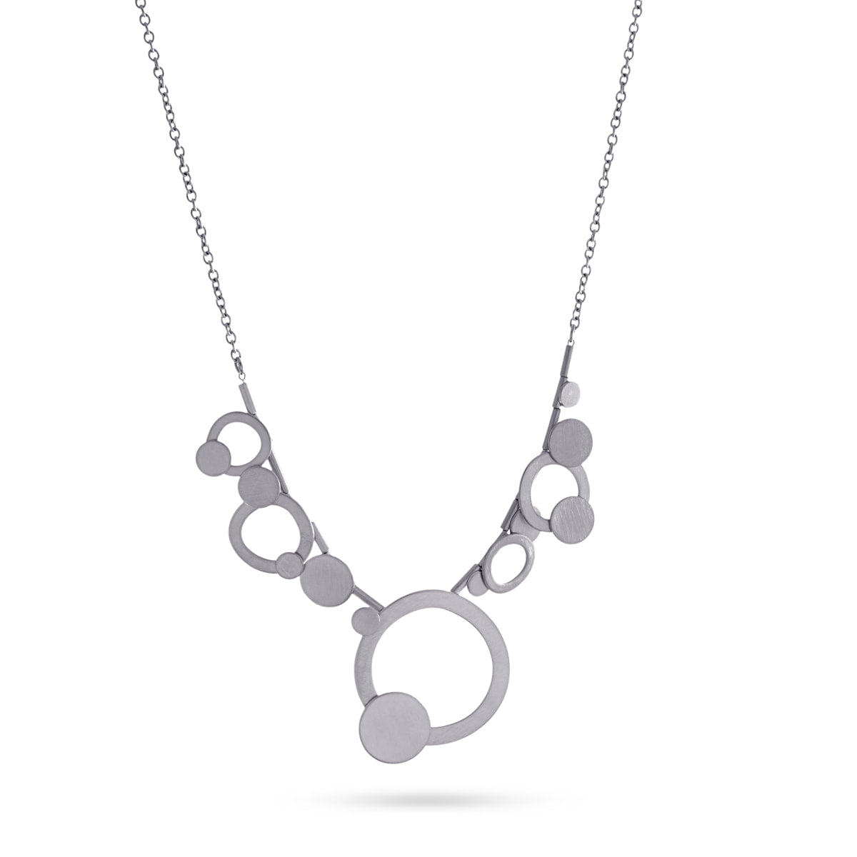 Collar Tirana Plateado Anartxy