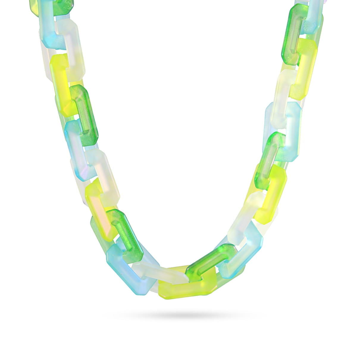 Collar Chains Cube Verde Anartxy