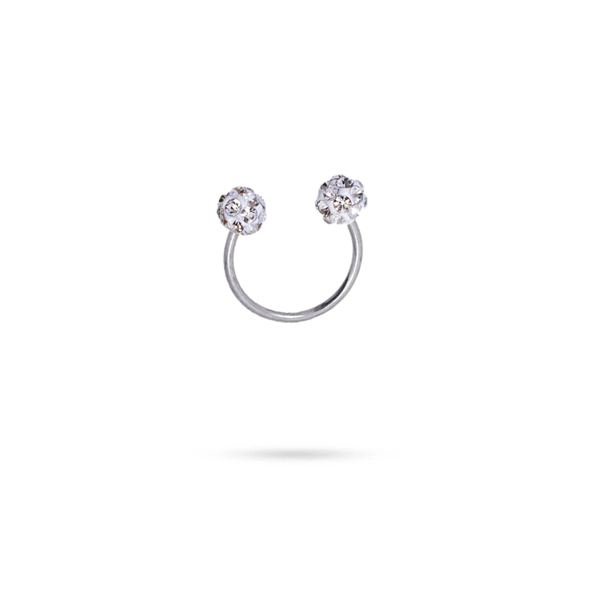 Ear cuff Basima Plateado Anartxy