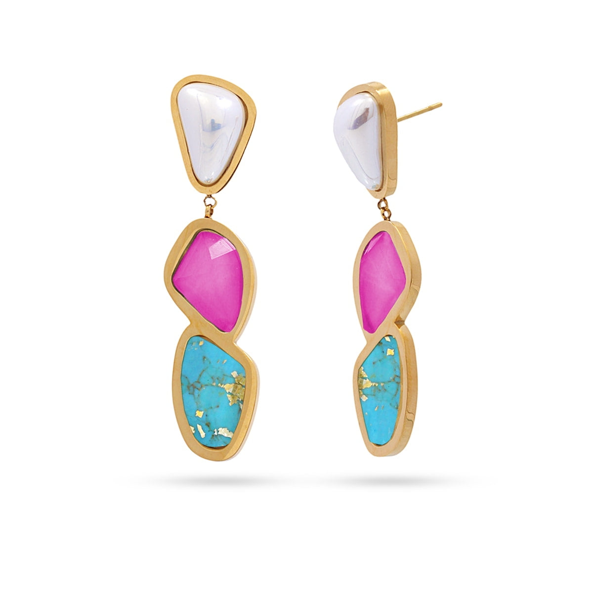 Pendientes Aqua Maldives