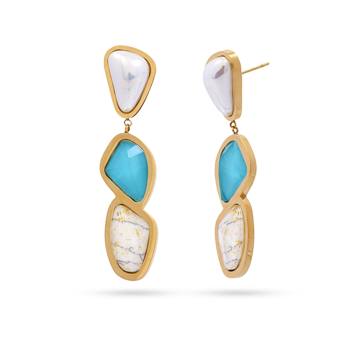 Pendientes Aqua Maldives