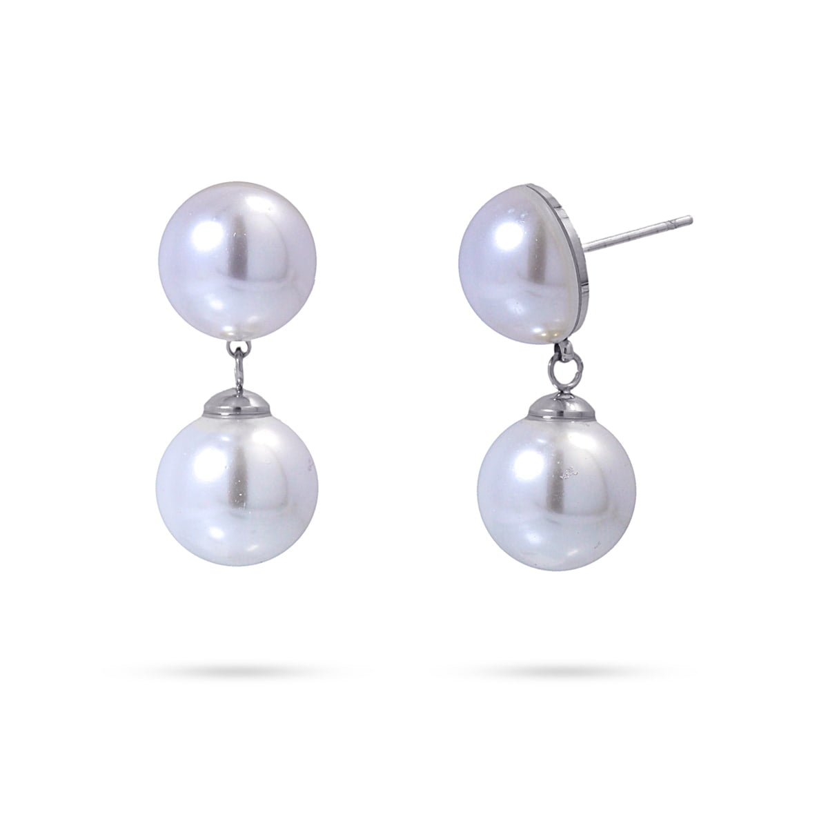 Pendientes Bluma perlas Plateado Anartxy