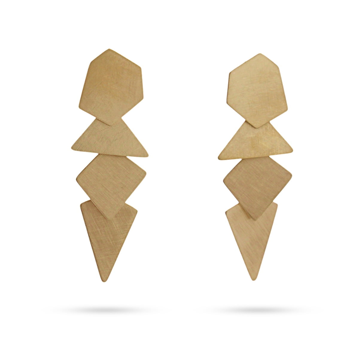 Pendientes Chisináu Dorado Anartxy