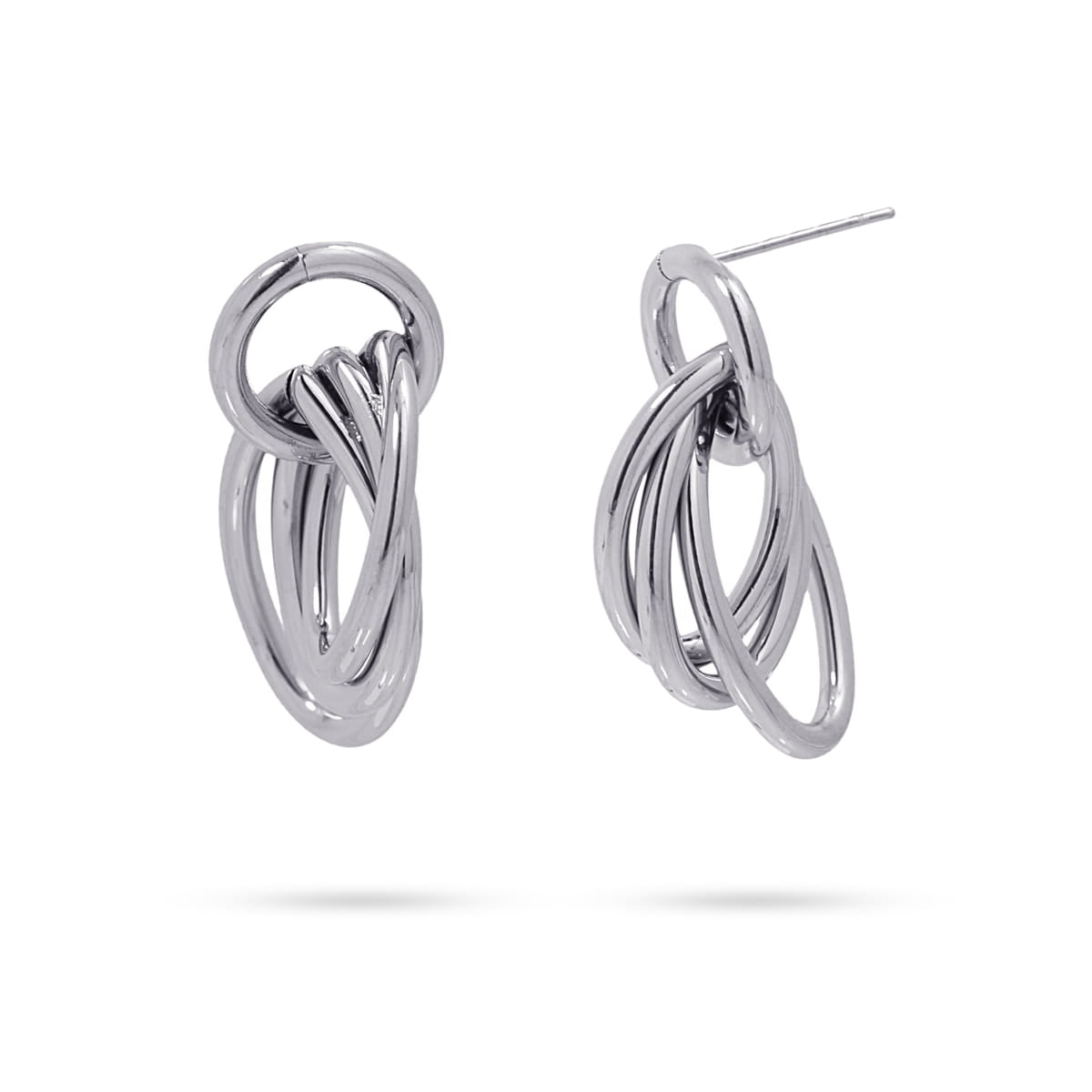 Pendientes Delmas Plateado Anartxy