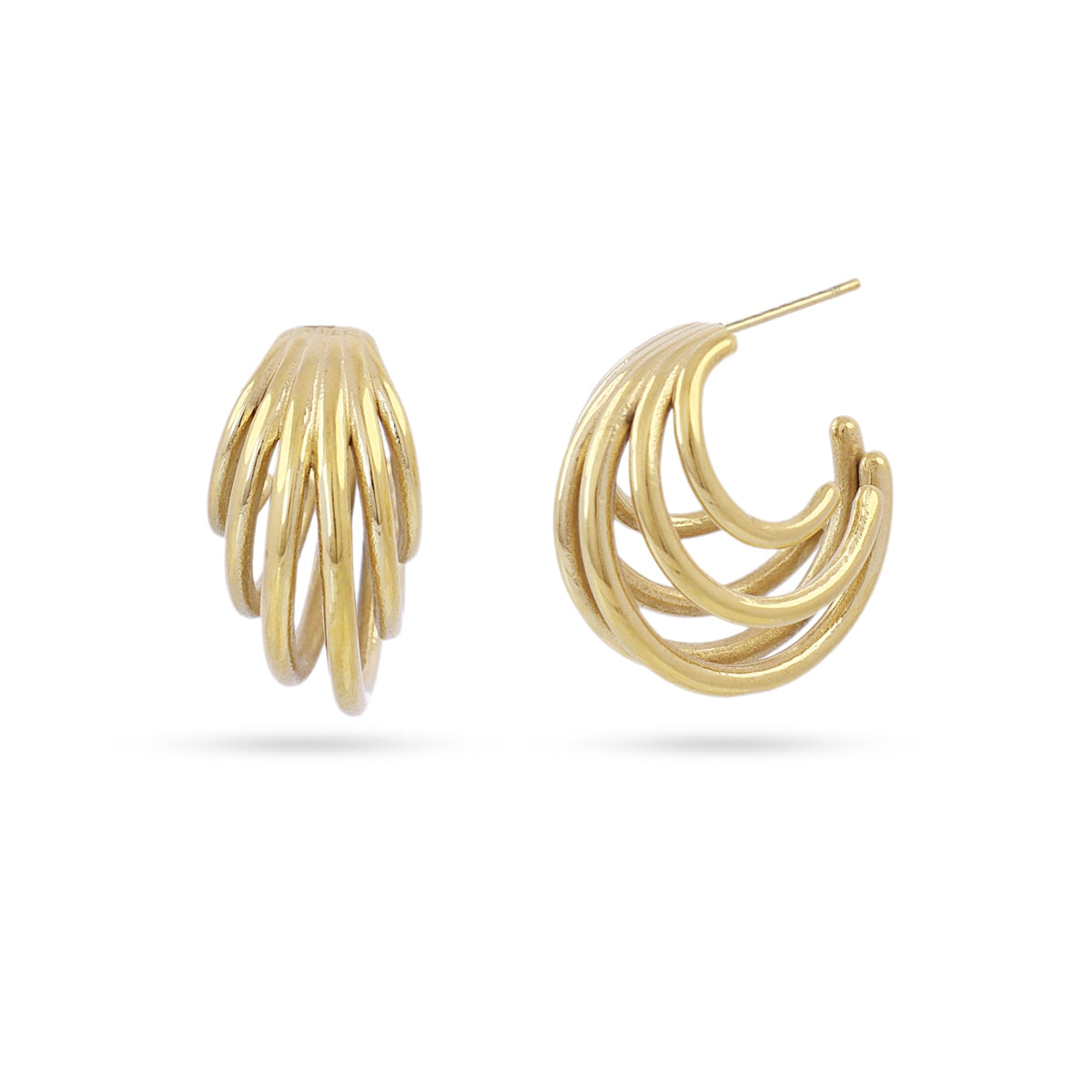 Pendientes Essentials Bask Dorado Anartxy