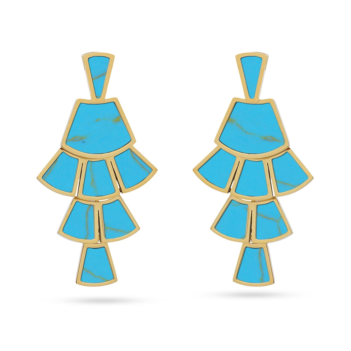 Pendientes Breeze Airy Turquesa Anartxy