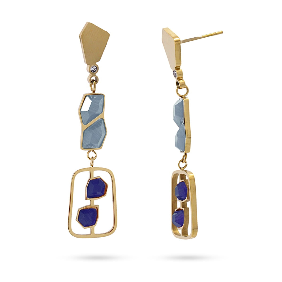 Pendientes Fiorella Azul Anartxy