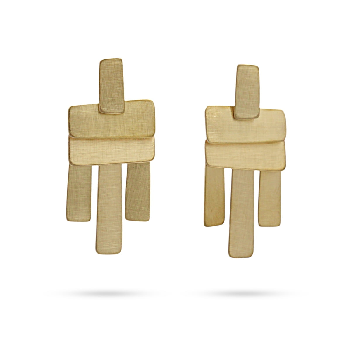 Pendientes Gibraltar Dorado Anartxy