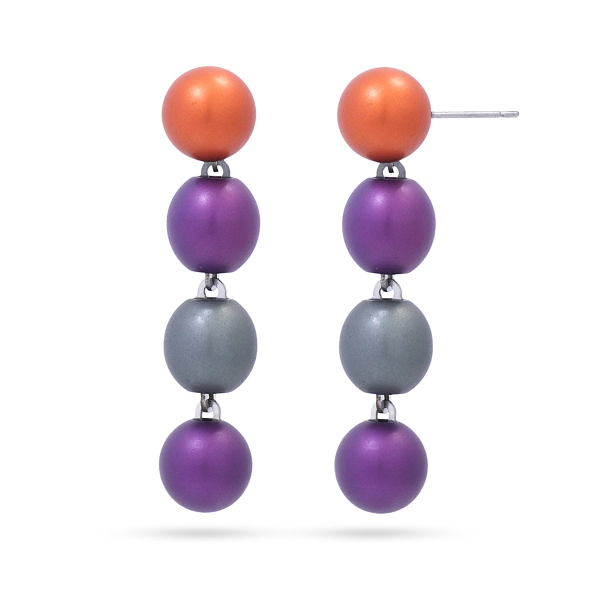 Pendientes Frost Radiance Morado Anartxy