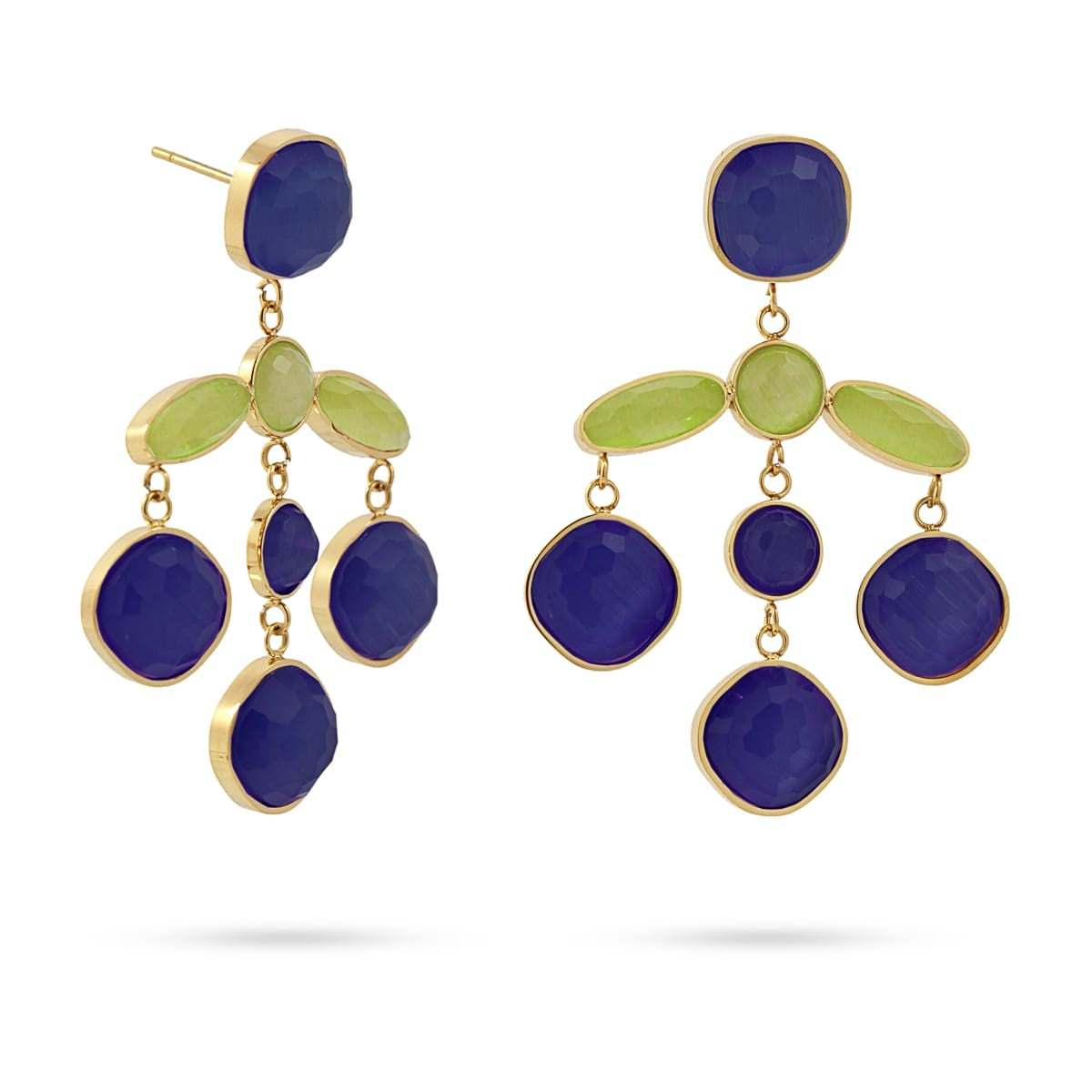 Pendientes Hibisco Verde Anartxy