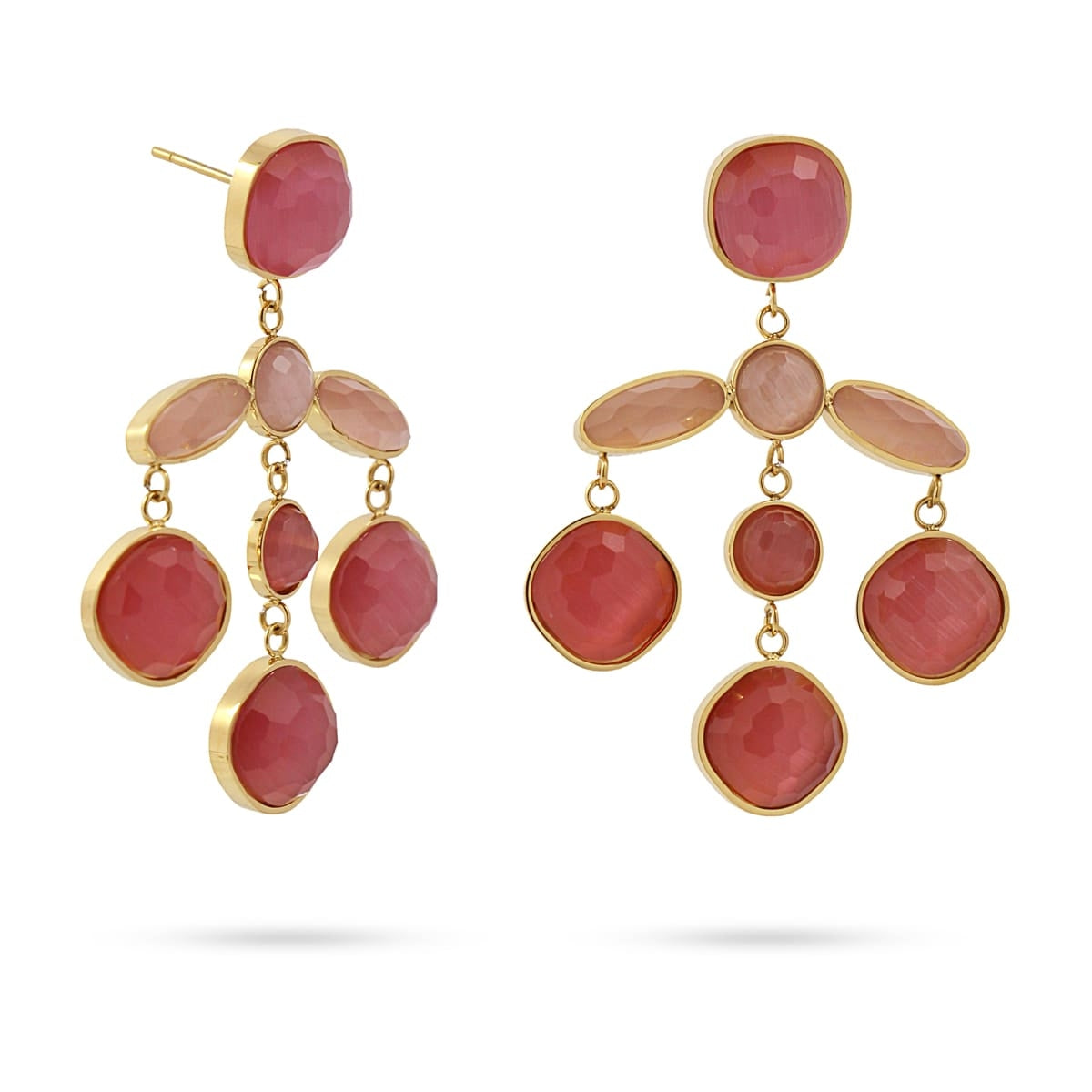 Pendientes Hibisco Rosa Anartxy